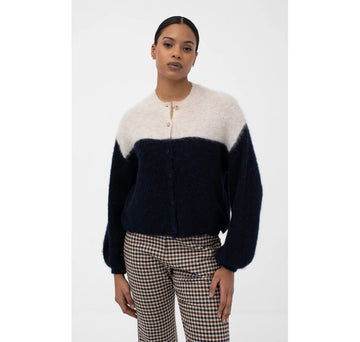 Gros Two Tone Cardigan